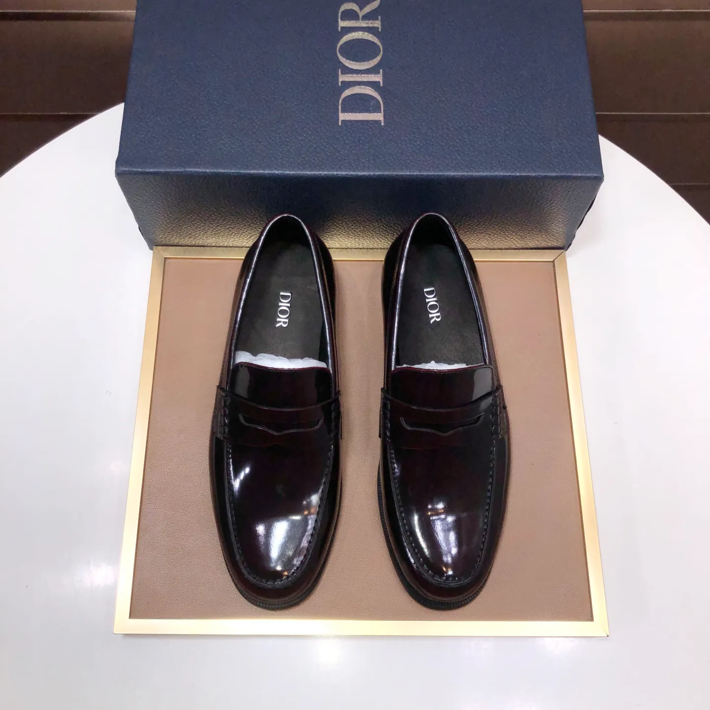 Men's shoes 💰580💰[Dior] (water-dyed cowhide lining) Dior original 1:1 high-quality factory, imported original materials, imported raw cowhide, water-dyed cowhide lining, original TPU outsole, code number: 39-44 (45 customized)